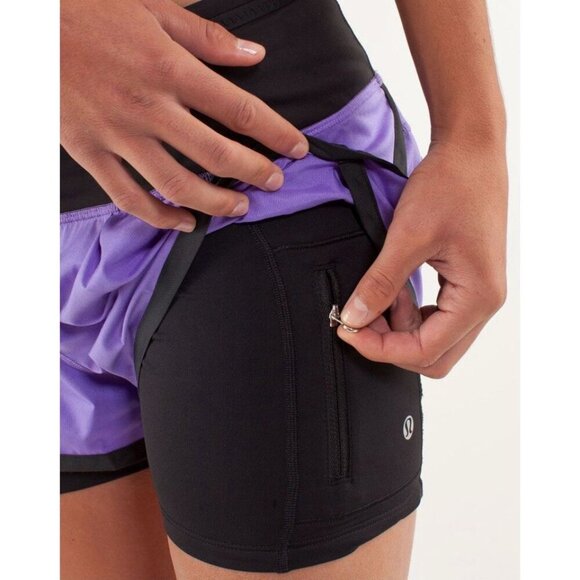 Lululemon Run Speed Squad Short Power Purple/Black SIZE 6, W7407S - Picture 6 of 9